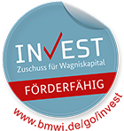 Logo BMWI Invest Förderfähig Zuschuss für Wagniskapital